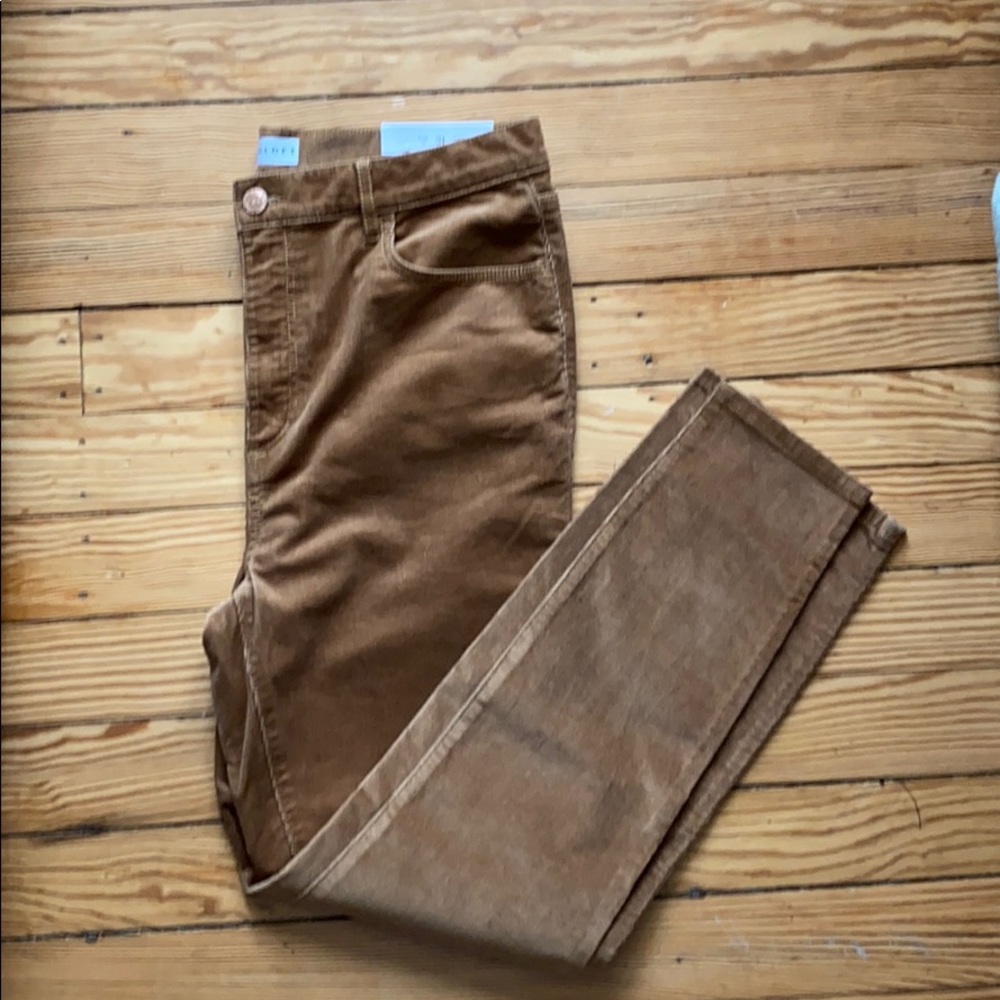 Loft Corduroy high rise skinny pants